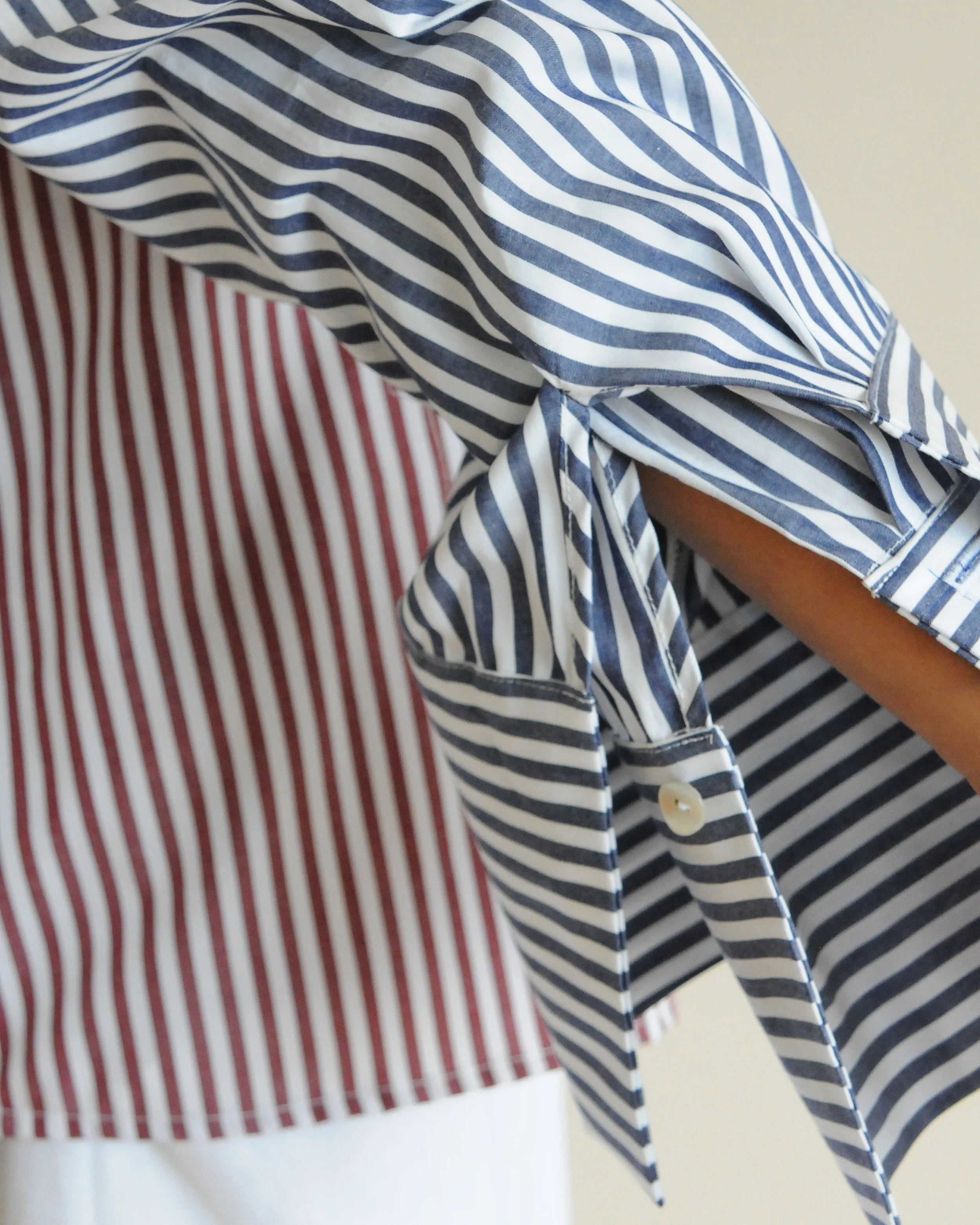 ALEX LONG SLEEVE top 2-tone stripes — Rumi Murakami
